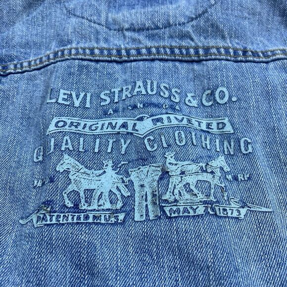 Vintage 90s Levi Strauss “My First Levi” Denim Jean Jacket Kids Size 3T - Picture 7 of 11